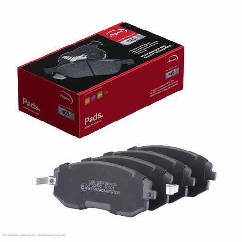 Apec front brake pad set - front,
