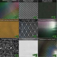 30+ Designs - CARBON FIBRE Print Hydrographics Film Hydro Dipping UK 