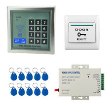 RFID Tag Reader Password Keypad Door Gate Exit Security Access Control DC 12V 3A