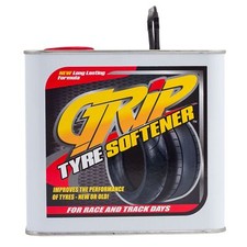 Grip Tyre Softener Help Increase Level Of Traction On Old Worn Tyres - 2.5 Litre