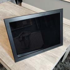 Natural Black Scrying Mirror A4 Size Heal Crystals Stone Round Witchcraft Wicca