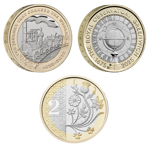 2025 two pound coins - £2,