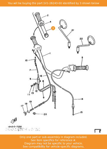 Yamaha tube throttle guide - yamaha,