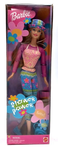 2000 flower power barbie - 2000,