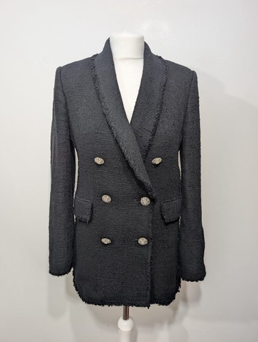 Zara black tweed - zara,
