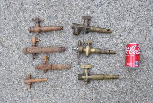 Vintage old brass bronze - old,