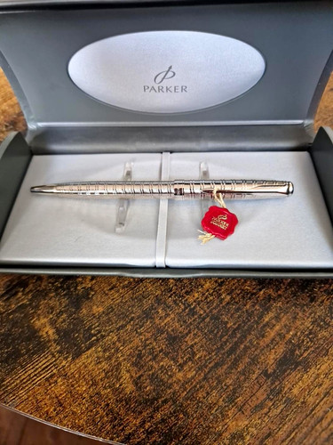Parker sonnet silver tartan - silver,