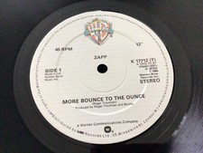 Zapp More bounce to the ounce 12 inch vinyl single record