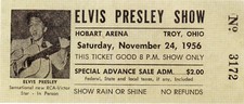 Elvis presley concert ticket - elvis,
