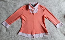 Ladies Jumper With Mock White