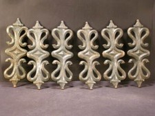 6 Antique Victorian Cast Iron