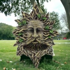 Green Man Bird Feeder Fantasy