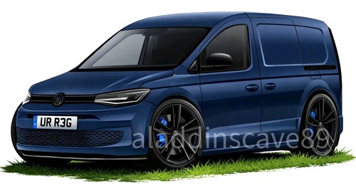 Caddy cargo van cartoon - caddy,