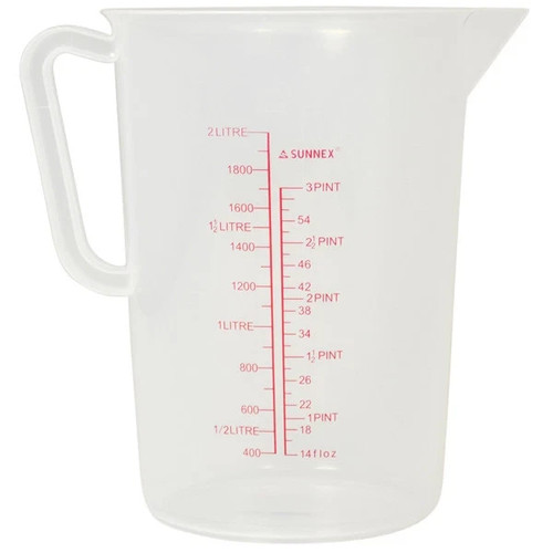 Plastic measuring jug - jug, litre