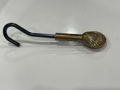Brass damper lift hook shell - hook,