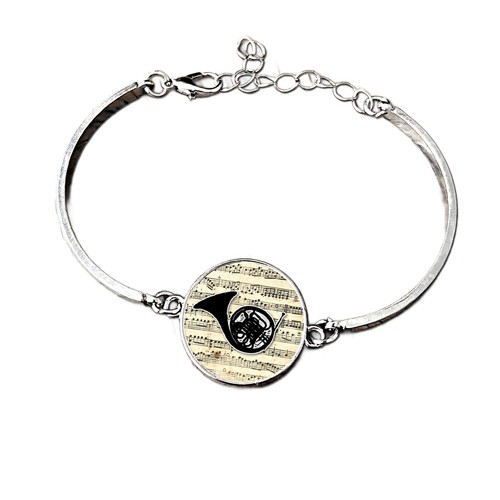 French horn bracelet - horn,
