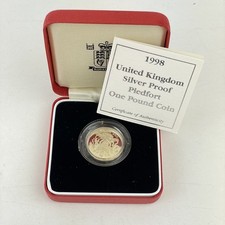 1998 UK Silver Proof Piedfort