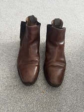Loake Men's Leather Brown Chelsea Boots Size UK7.5
