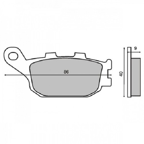 Rear brake pads honda 900 - cb,