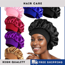 Women Long Hair Care Bonnet Night Sleep Hat Cap Silk feel Head Turban 101options
