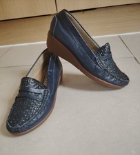 Pavers Leather Wedge Slip-on