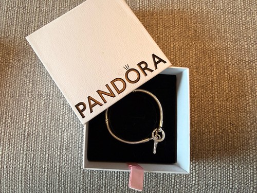 Genuine pandora bar bracelet - genuine, t-bar