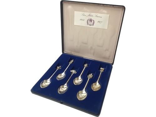 Silver jubilee souvenir spoon - silver,