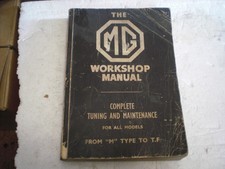 THE MG WORKSHOP MANUAL M TYPE