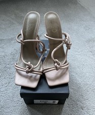 Ego Nude Strap Ankle Heel Heel