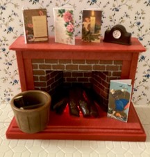 Sylvanian Families Fireplace Living Room Furniture  Vintage