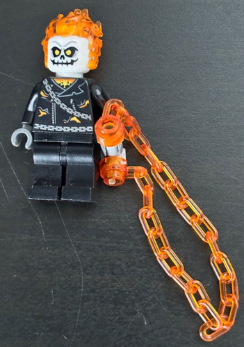 Lego ghost rider with - with, chain