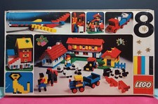 old lego construction set in