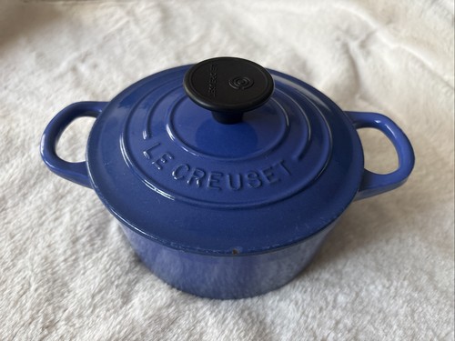 Blue 14cm creuset mini - blue,