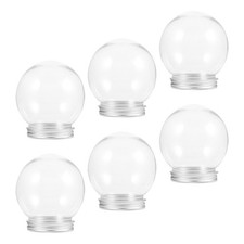 6 Pcs Snow Globe Clear Compact
