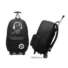 Trolly Cabin Bag 25L School Backpacks Child‘s Rucksack Wheels Telescopic Handle