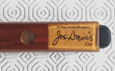 JOE DAVIS "20 YEARS WORLD CHAMPION" 2 PIECE SNOOKER CUE 16oz RARE VINTAGE