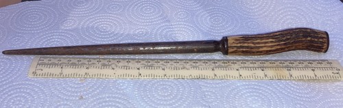 Vintage knife sharpening steel