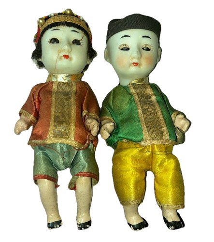 Pair small antique chinese - pair,