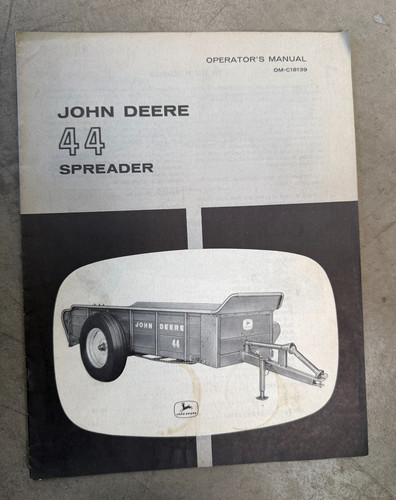 John deere spreader - john, 44