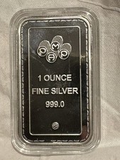 PAMP Suisse 1 oz 999 Silver Bar with capsule h