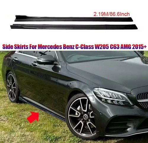 Gloss black side - gloss, skirts