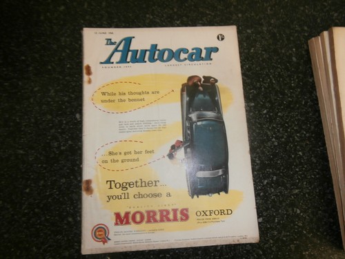 Autocar 1958 jaguar - autocar, r/t