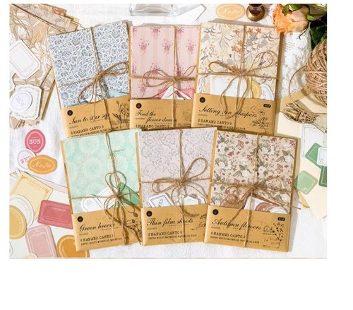 Vintage craft paper - &, tags