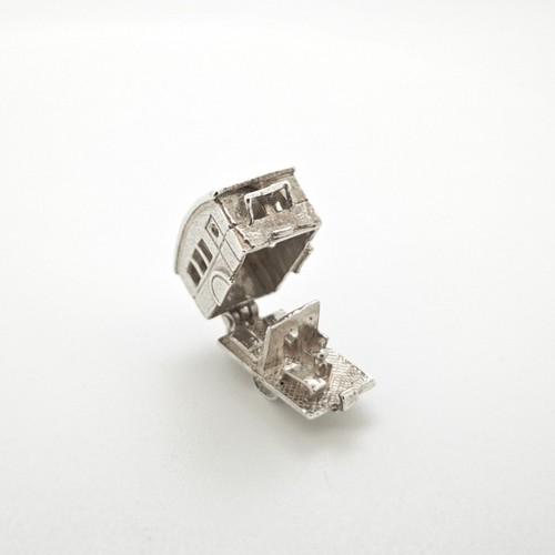 Vintage sterling silver carvan - vintage,