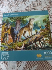 1000 CORNER PIECE JIGSAW- FAMILY OF WOLVES