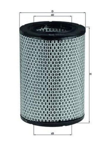 Air filter mahle fits - fits, porsche