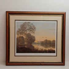 Gerald Coulson "Summer Reflections" English landscape sunrise framed print