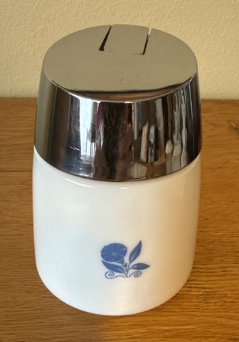 Vintage milk glass - glass, blue