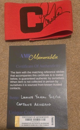 Lamine yamal signed - signed, captains
