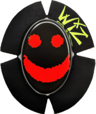 WIZ SMILEY FACE KNEE SLIDERS